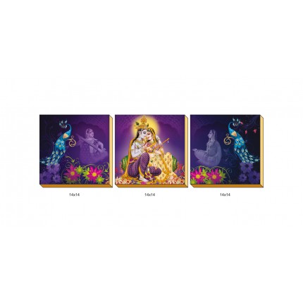 Wooden 3 Pis Set(14x14)  (T-1407)
